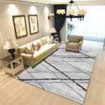 Geometric Area Rugs Grey