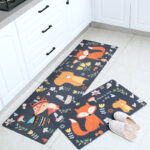 Waterproof Household Carpet Mat Lovely Fox