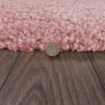 Plain Shaggy Pile Pink - Image 3