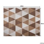 Circular Machine Made Jacquard Area Rugs with Geometric Pattern - Image 4