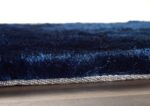 Glamour Shimmer Solid Area Rugs Blue - Image 3
