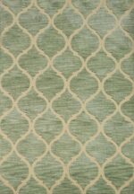 Jacquard Pattern Green Rugs