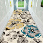 Beautiful Flower Hallway Runner Rugs