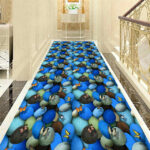 Printing Hallway Runner Rugs With Butterfly