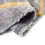 3D Carved Honeycomb Shaggy Rug - Image 2